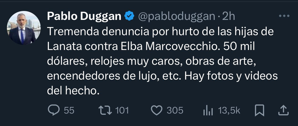 Las denuncias contra Elba Marcovecchio, la esposa de Jorge Lanata. Las denuncias contra Elba Marcovecchio, la esposa de Jorge Lanata.