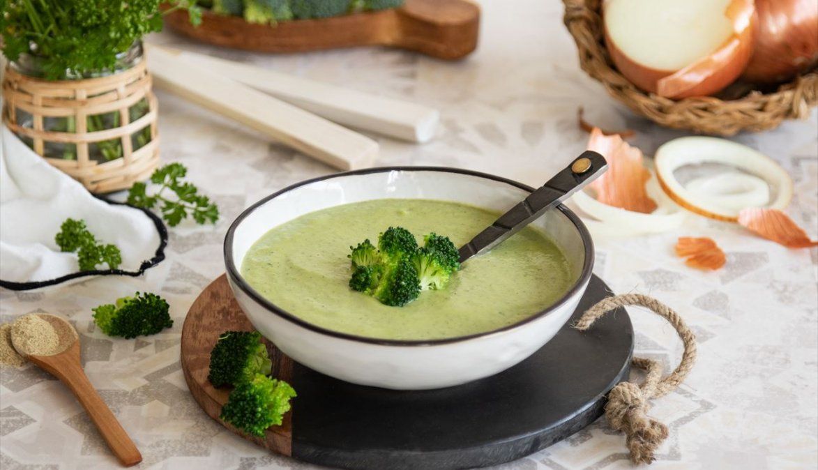 Sopa crema de brócoli