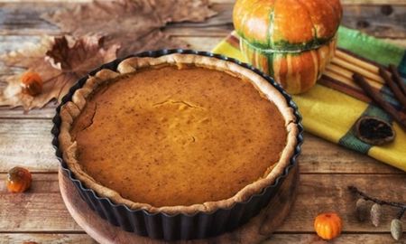 Tarta de calabaza y choclo. Tarta de calabaza y choclo.