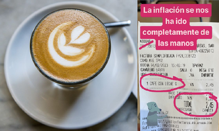 Pidió un café con leche y se indignó por lo que le cobraron: La bebida de los aristócratas Pidió un café con leche y se indignó por lo que le cobraron: La bebida de los aristócratas