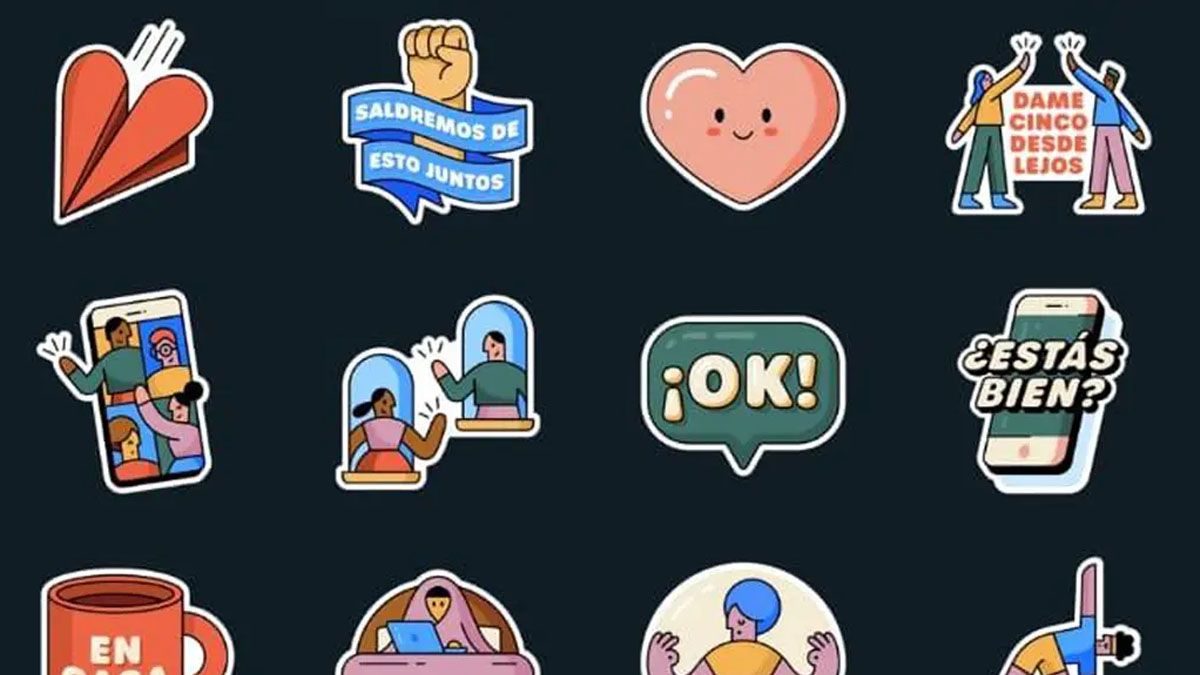 WhatsApp lanz&oacute; un paquete de stickers por el coronavirus