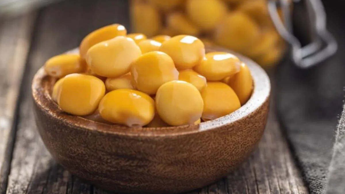 Receta de lupines en salmuera.