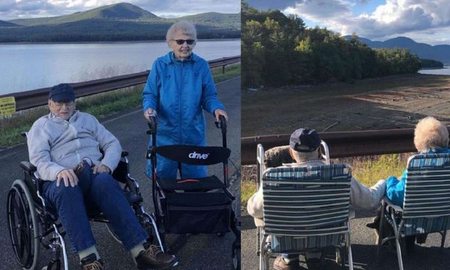 Dos abuelos viudos se conocieron en pandemia, se casaron a los 95 años y ahora viajan juntos por EEUU Dos abuelos viudos se conocieron en pandemia, se casaron a los 95 años y ahora viajan juntos por EEUU