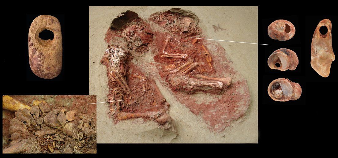 El análisis genético molecular reveló que los restos del doble entierro correspondían a gemelos masculinos monocigotos (idénticos).