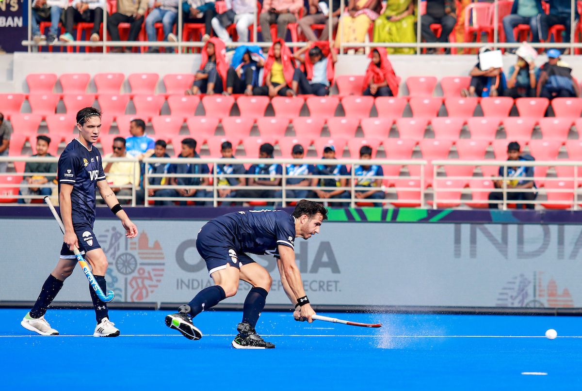 Los Leones igualaron con Francia y avanzaron de fase en el Mundial de hockey de India.