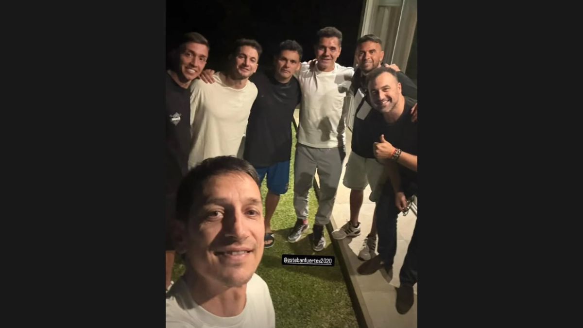 Esteban Fuertes y Lucas Alario. Esteban Fuertes y Lucas Alario.