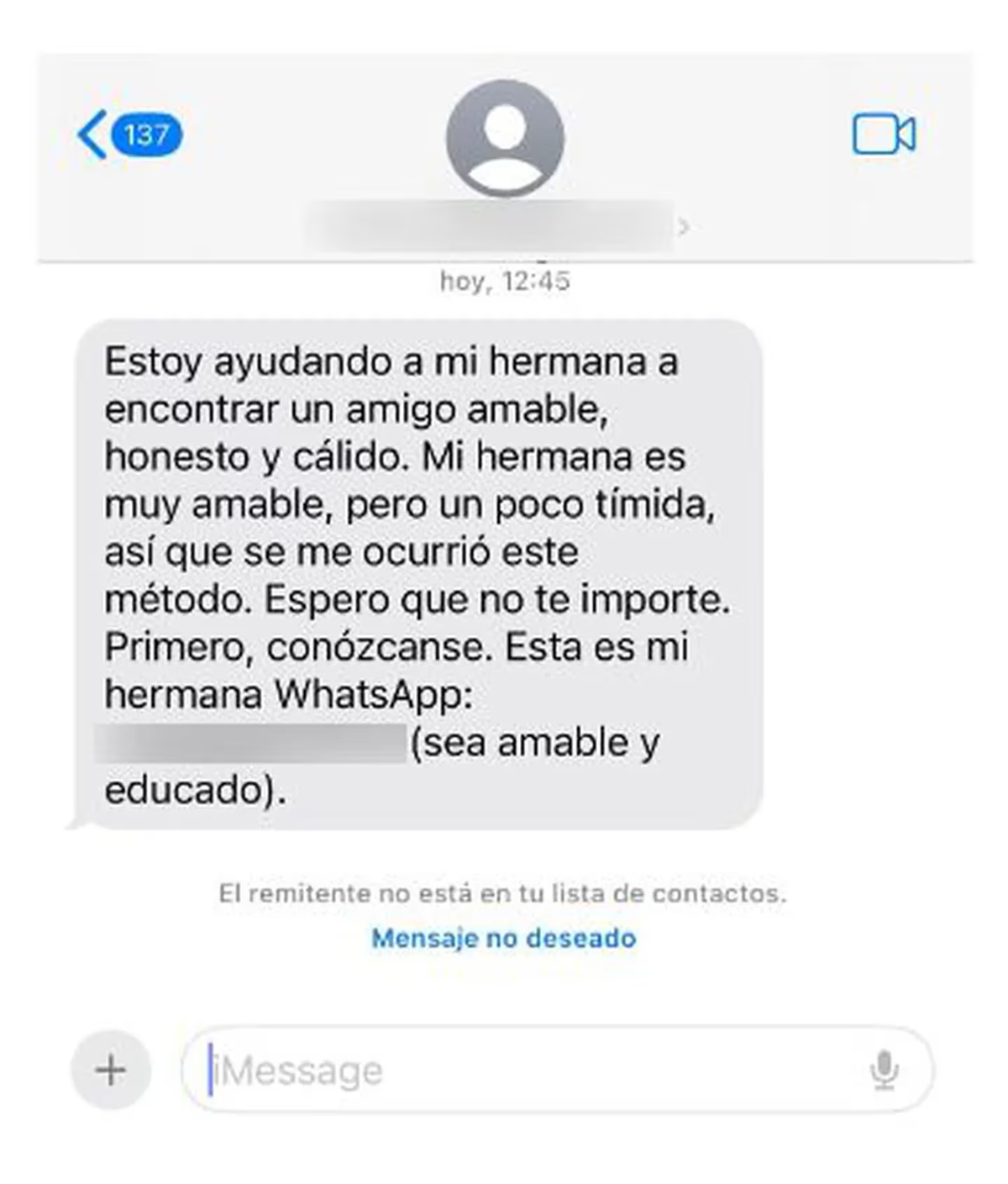 El mensaje de un cibercriminal intentando estafar a una víctima. El mensaje de un cibercriminal intentando estafar a una víctima.