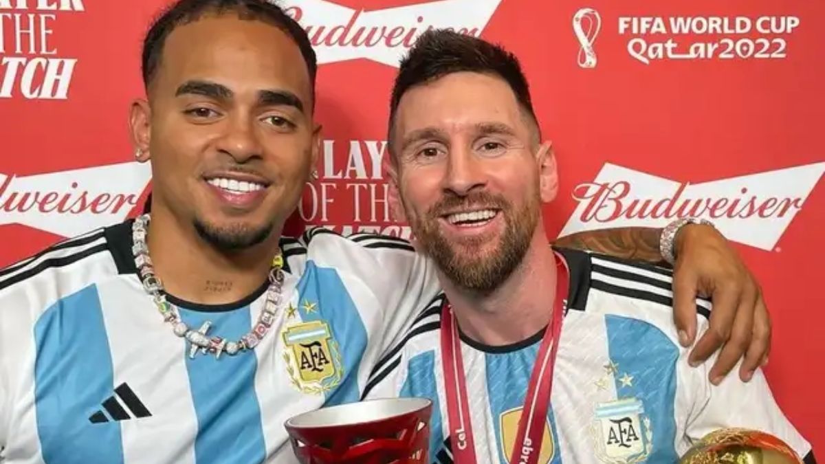 Ozuna ya había tenido gestos de cercanía con el equipo de Lionel Scaloni en Qatar 2022. Ozuna ya había tenido gestos de cercanía con el equipo de Lionel Scaloni en Qatar 2022.