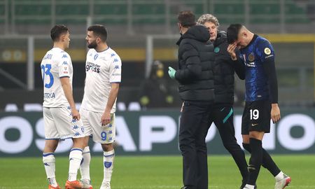 Joaquín Tucu Correa salió lesionado del último partido del Inter y puede perderse la doble fecha de Eliminatorias Sudamericanas con la Selección Argentina.