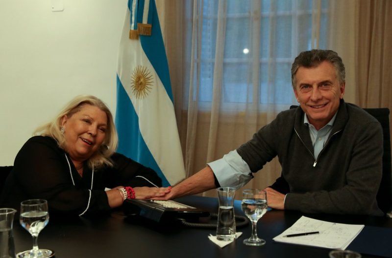 Mauricio Macri recibió en Olivos a Elisa Carrió