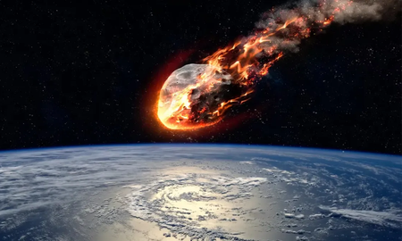 El asteroide Apophis, de 375 metros de ancho, pasará muy cerca del planeta Tierra. El asteroide Apophis, de 375 metros de ancho, pasará muy cerca del planeta Tierra.