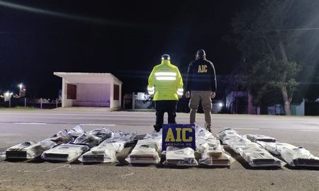 El material estupefaciente iba acondicionando entre sillones y fue descubierto mediante perros detectores. El material estupefaciente iba acondicionando entre sillones y fue descubierto mediante perros detectores.