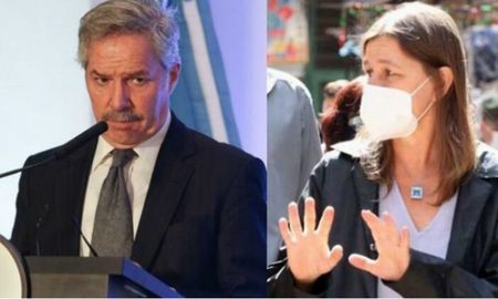 Felipe Solá y Sabina Frederic, dos que se van. Felipe Solá y Sabina Frederic, dos que se van.