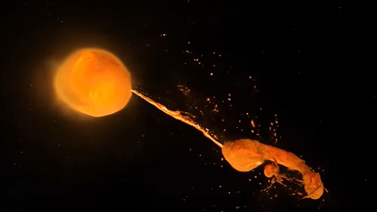 En esta nueva hipótesis generada por una supercomputadora