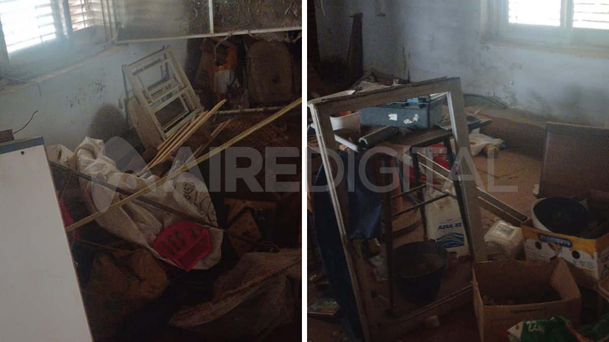 Alto Verde: así quedó la casa quinta tras el ingreso de los delincuentes. Alto Verde: así quedó la casa quinta tras el ingreso de los delincuentes.