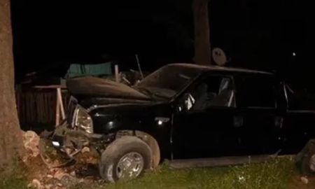 Así había quedado la camioneta conducida por Pared, luego del fatal accidente protagonizado en 2016. Así había quedado la camioneta conducida por Pared, luego del fatal accidente protagonizado en 2016.