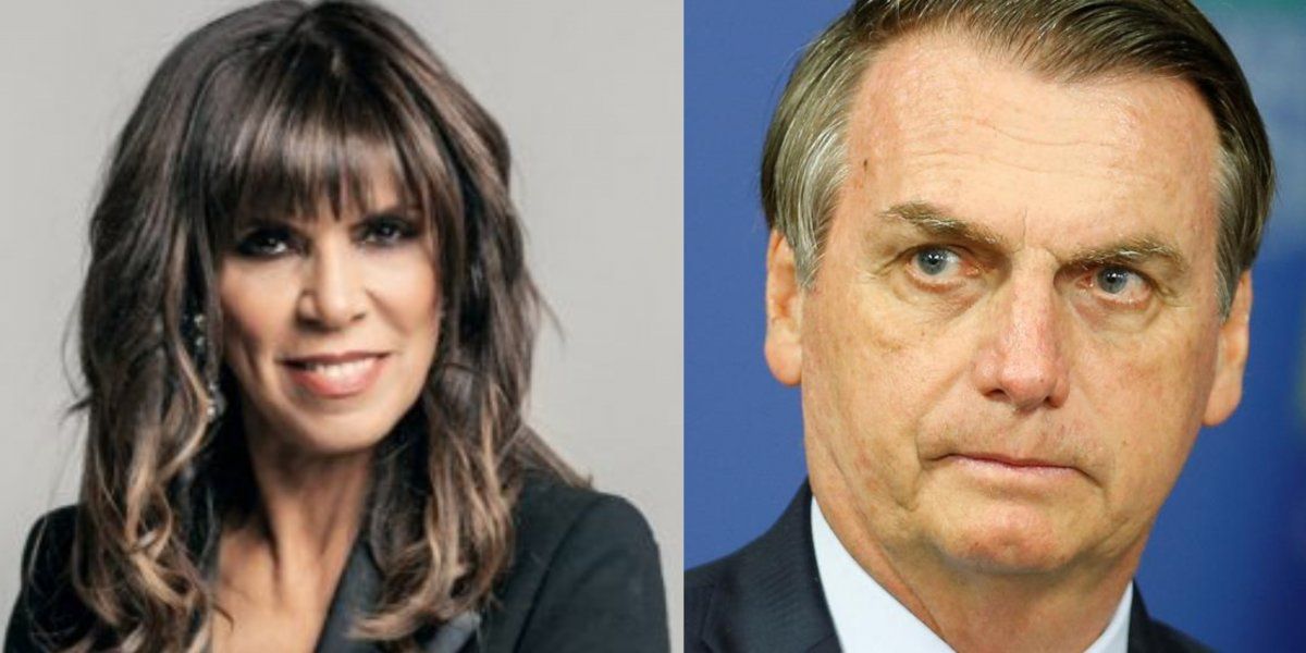 Anam&aacute; Ferreira y Jair Bolsonaro