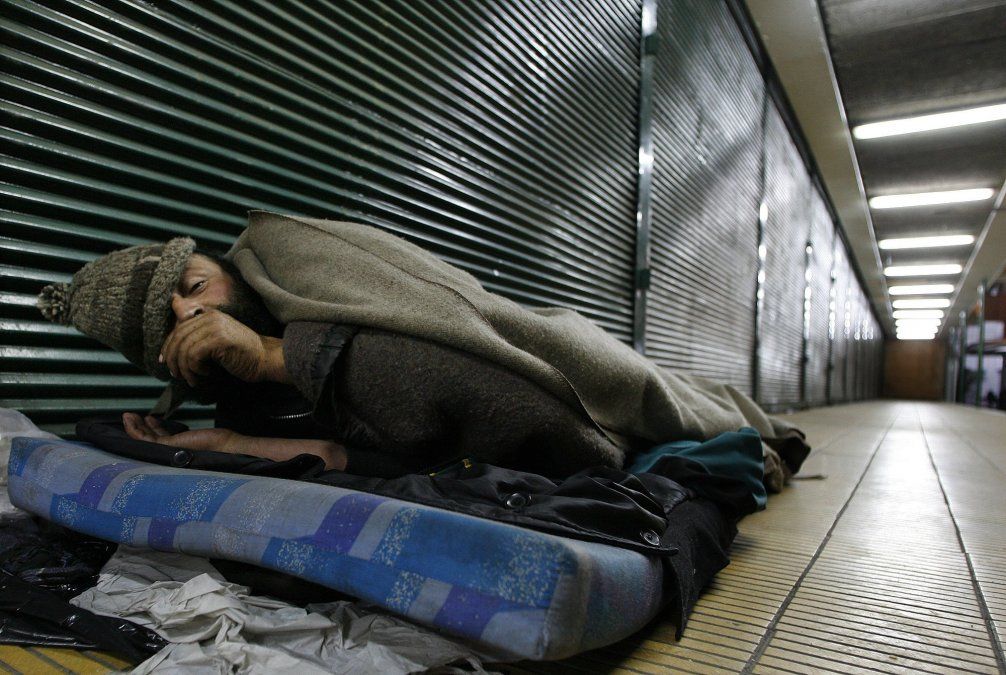 En Santa Fe, hay alrededor de 70 personas en situación de calle
