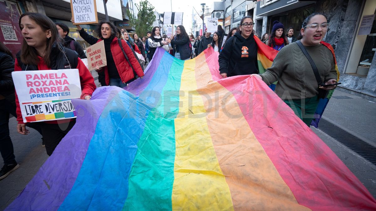 La ciudad de Santa Fe se manifestó pidiendo Justicia por el lesbicidio de Barracas. La ciudad de Santa Fe se manifestó pidiendo Justicia por el lesbicidio de Barracas.