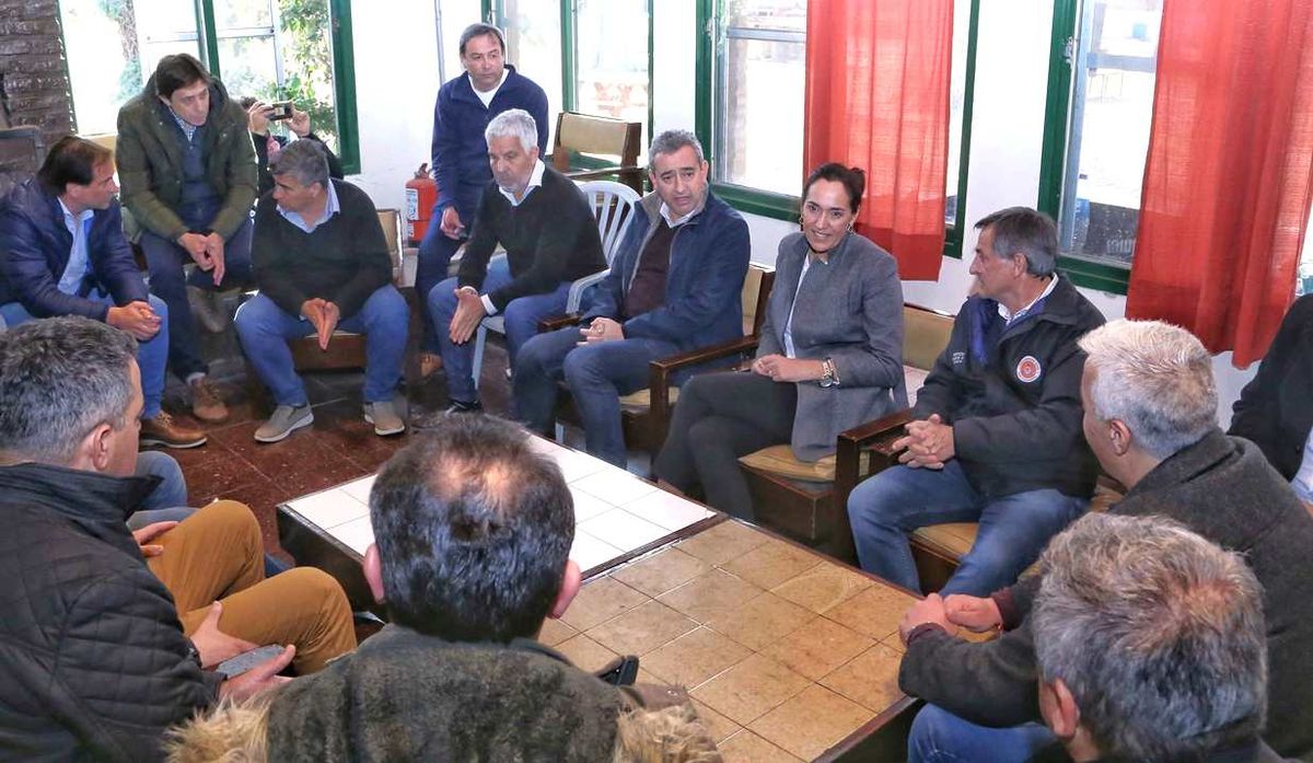 De la reunión encabezada por Gonnet participaron, entre otros, el intendente de Rosario Pablo Javkin.