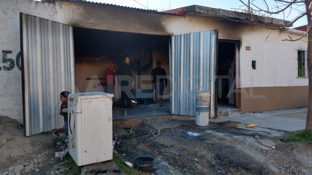 Los da&ntilde;os en el vivienda fueron totales.&nbsp;