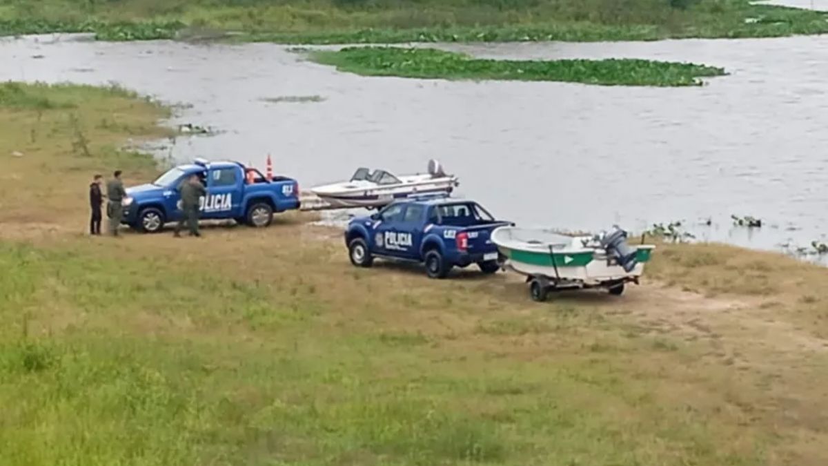 Este martes reanudaron la búsqueda del pescador. Foto gentileza: ReconquistaHoy.