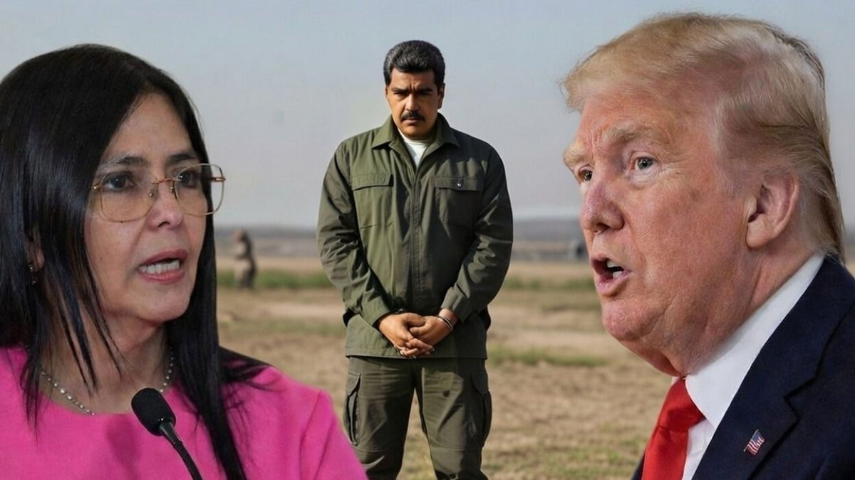 Imagen generada con inteligencia artificial - La llamada entre Trump y Rodríguez no fue solo un gesto diplomático: fue la confirmación de quién marca hoy las reglas del juego.