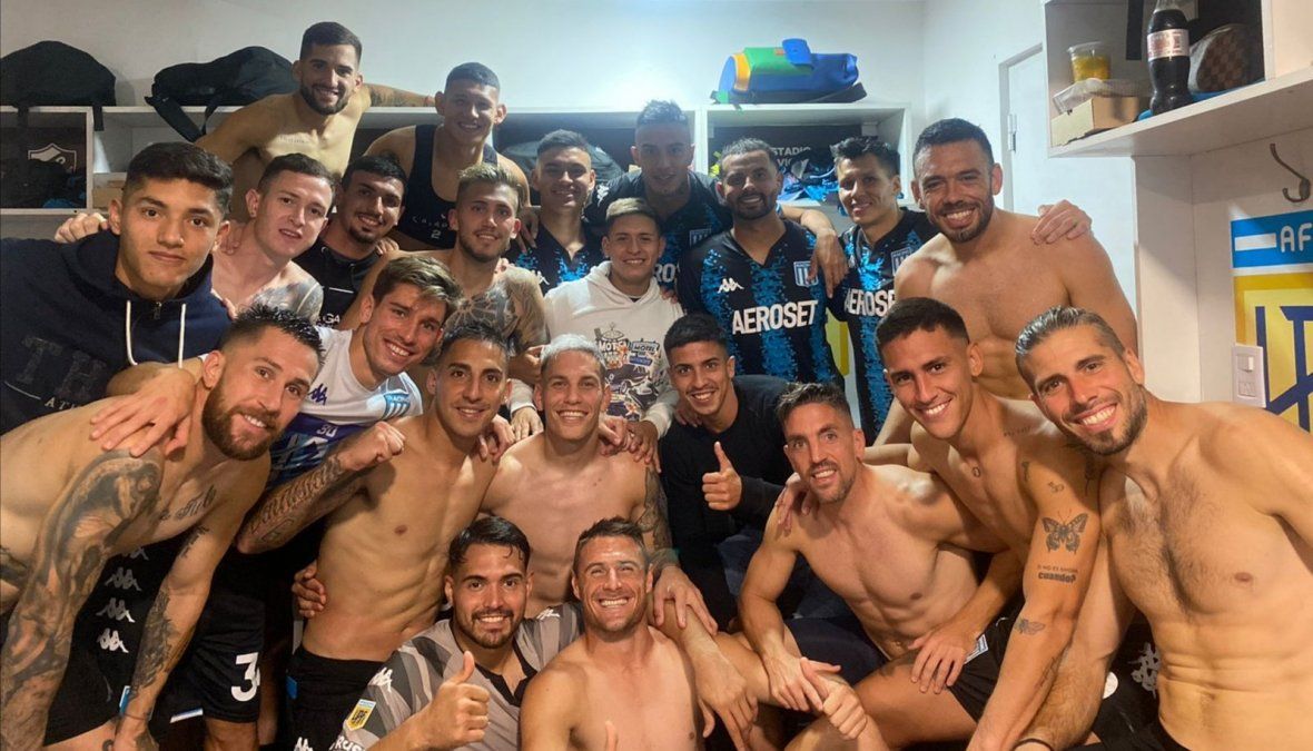El vestuario de Racing