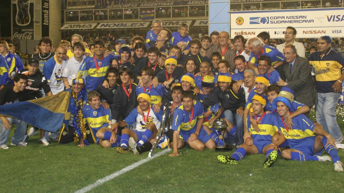 Boca se consagró bicampeón de la Copa Sudamericana en 2005. Boca se consagró bicampeón de la Copa Sudamericana en 2005.