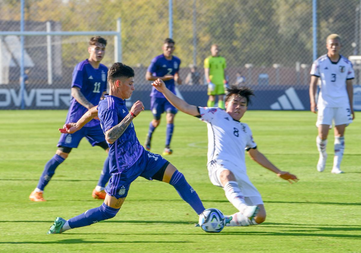 Argentina le ganó 2-1 a Japón en el último amistoso previo al Mundial Sub 20.