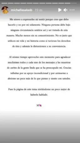 A Michelle Salas no le consultaron sobre como la iban a mostrar en "Luis Miguel, la serie".
