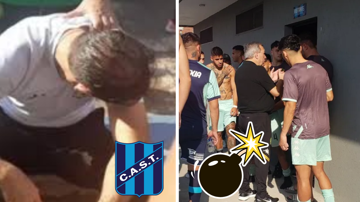 La sospecha que tiene San Telmo por la bomba de estruendo en el vestuario.