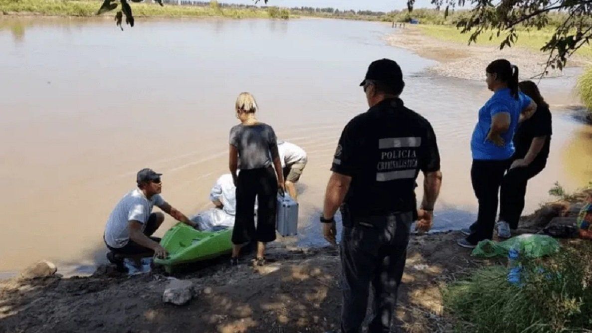 El cuerpo de Agustina fue hallado en el cauce del r&iacute;o Colorado