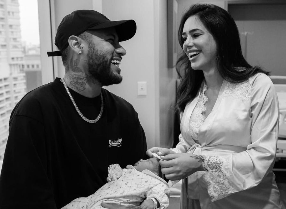 Neymar y Bruna recibieron a la pequeña Mavie en octubre de 2023. Neymar y Bruna recibieron a la pequeña Mavie en octubre de 2023.