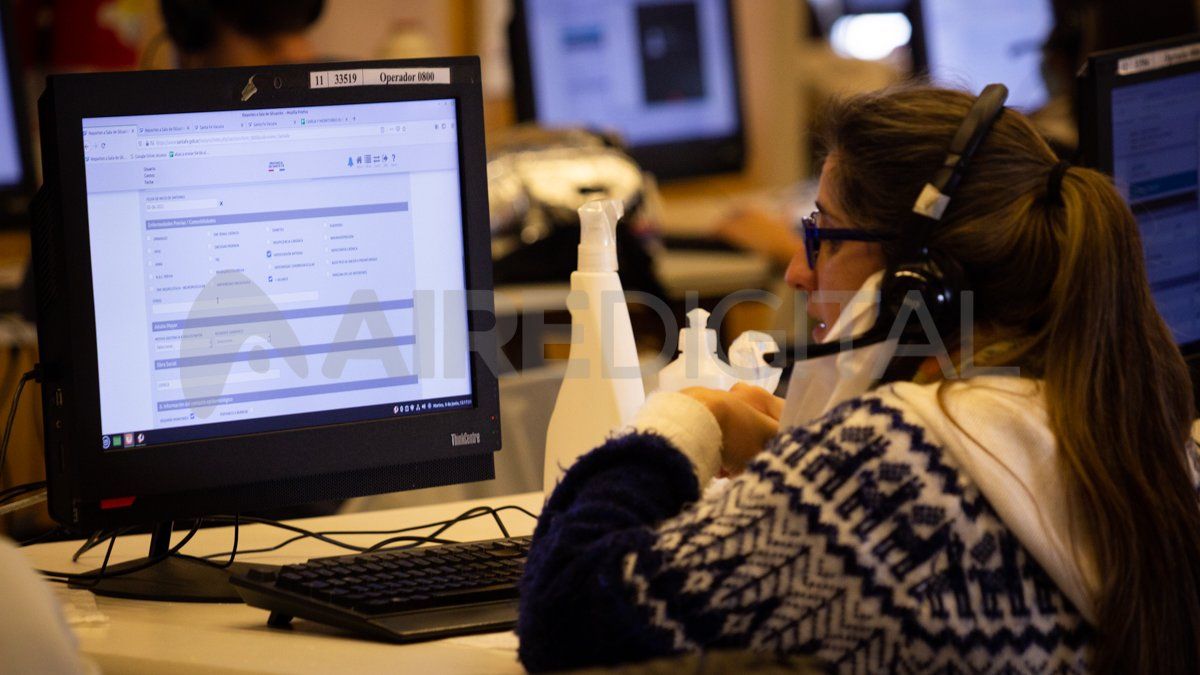 La mayoría de las consultas en el 0800 covid son para pedir turnos para hisoparse.