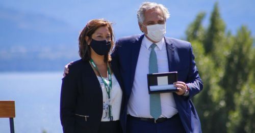 Alberto Fernández viajó a Bariloche este miércoles. 