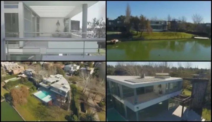 La impresionante mansión que se disputan Wanda Nara y Maxi López.