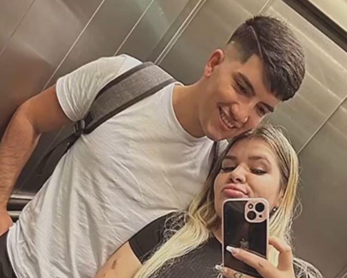 Morena Rial junto a Eric, el novio que la habría estafado. Morena Rial junto a Eric, el novio que la habría estafado.