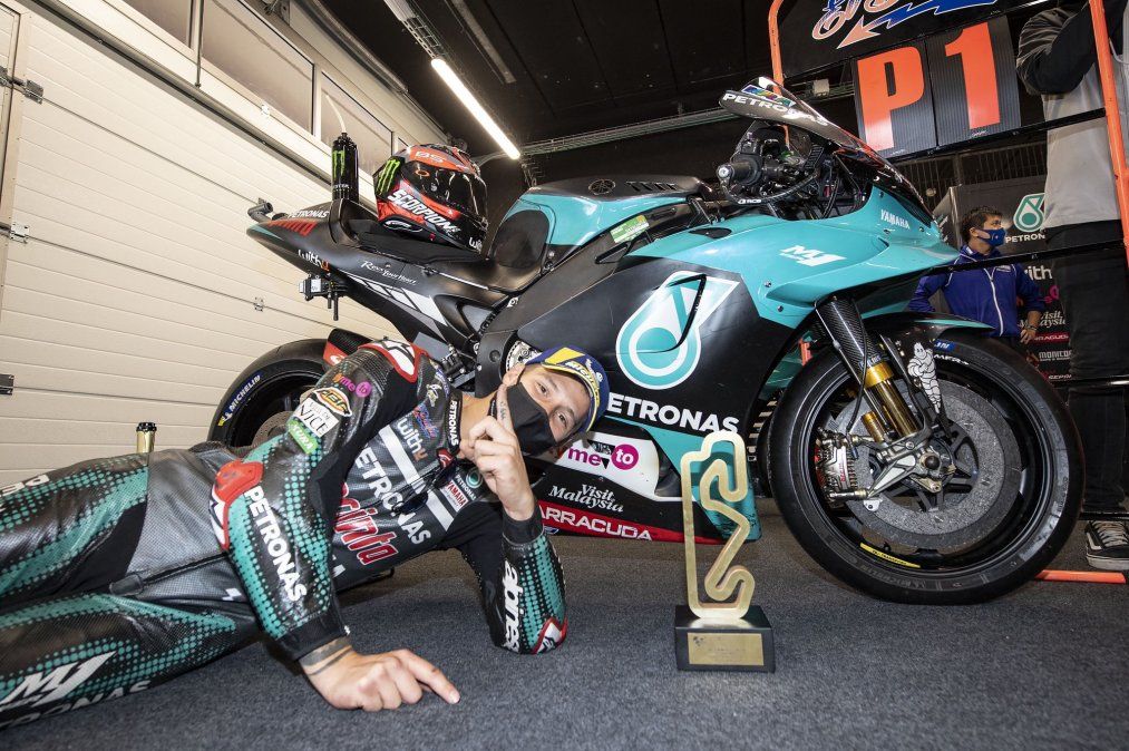 Fabio Quartarario ganó en Montmeló y volvió a quedar como líder del campeonato del Moto GP.