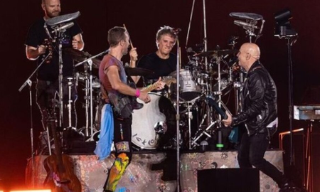 Coldplay sorprendió a todos en River junto a dos ex-Soda Stereo Coldplay sorprendió a todos en River junto a dos ex-Soda Stereo