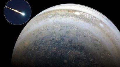 Sin querer, capturó la explosión de un meteoro en la atmósfera de Júpiter con su telescopio
