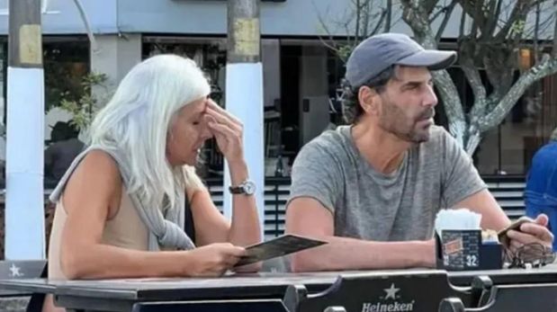 Juan Darthés fue captado por transeúntes en Barra da Tijuca, cerca del local gastronómico de su hermano.