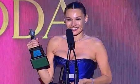 Martín Fierro de la Moda: el Oro fue para Pampita Ardohain. Martín Fierro de la Moda: el Oro fue para Pampita Ardohain.