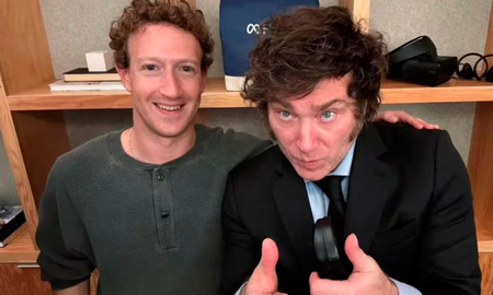 Aire de Santa Fe | Javier Milei se reunió con Mark Zuckerberg (2).png