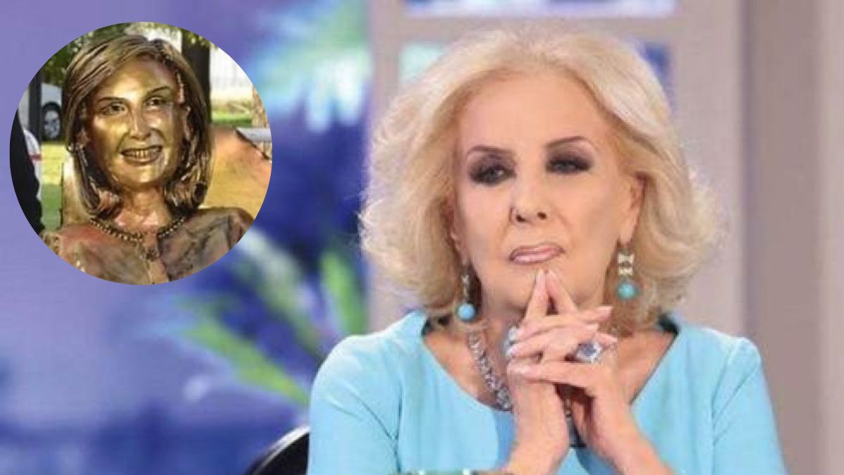 La Chiqui aseguró que la estatua en su honor no la favorece.