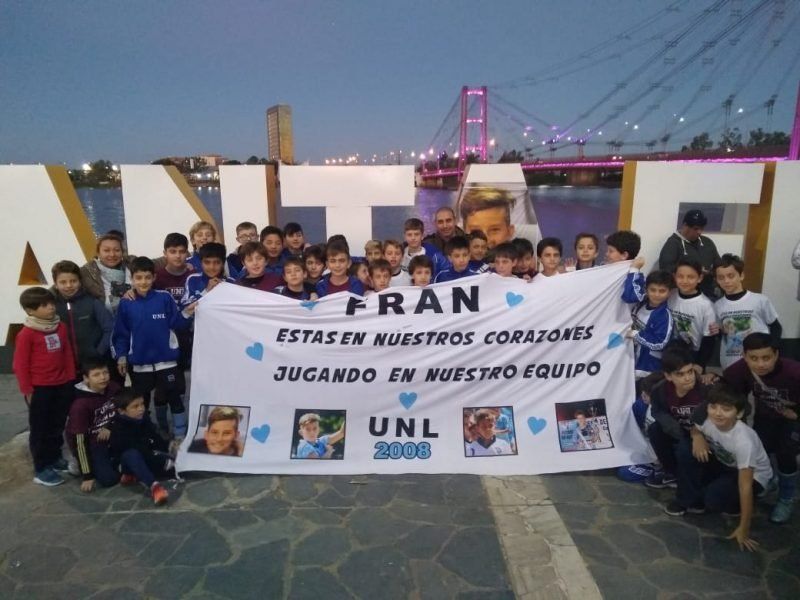 En el día de su cumpleaños, homenajearon a Francisco Sueldo con una suelta de globos