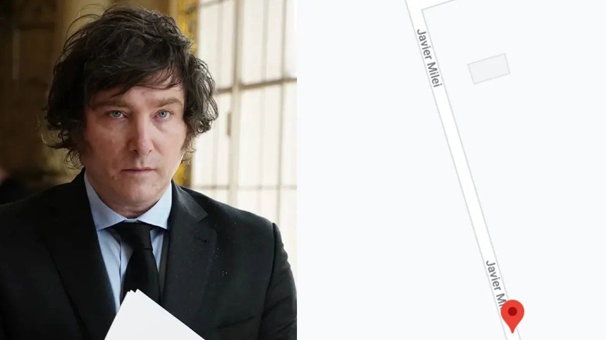 Nombraron Javier Milei a una calle de Neuquén y estalló la polémica