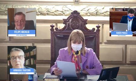 ahora: el senado santafesino sesiona por videoconferencia ahora: el senado santafesino sesiona por videoconferencia