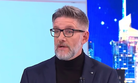 Luis Novaresio no pudo evitar reírse junto a Jey Mammon sobre las imágenes subidas de tono que se filtraron con Braulio Bauab. Luis Novaresio no pudo evitar reírse junto a Jey Mammon sobre las imágenes subidas de tono que se filtraron con Braulio Bauab.