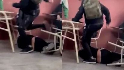 Violencia escolar en Mar del Plata: un alumno le pateó la cabeza a un compañero por un banco